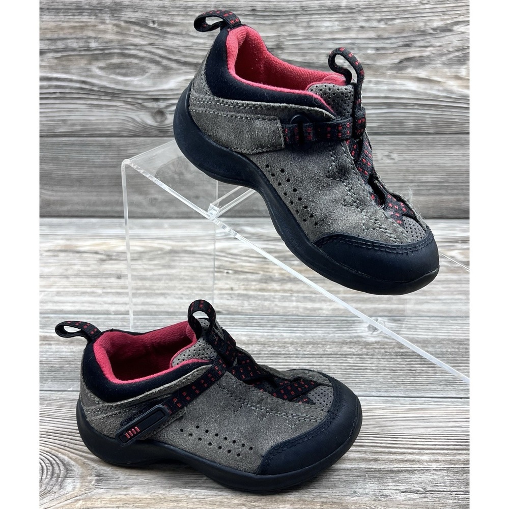 Lands End Kids Toddler Suede Moc Shoes Size 9M Slip-On Outdoor Play Camping